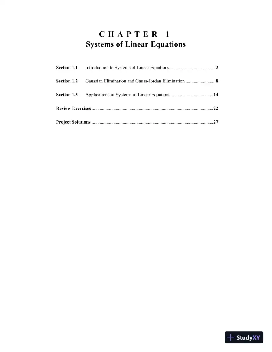 Elementary Linear Algebra, 8th Edition Solution Manual, page 4