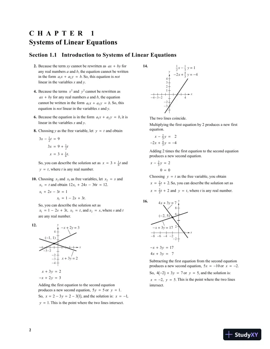 Elementary Linear Algebra, 8th Edition Solution Manual, page 5