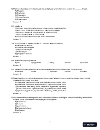Test Bank For Human Physiology: An Integrated Approach, 8th Edition - Page 4 preview image