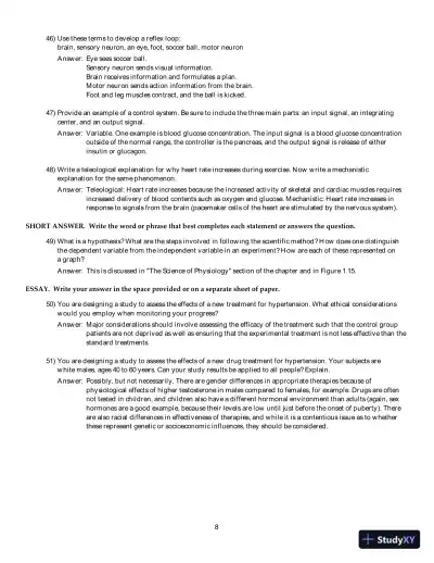 Test Bank For Human Physiology: An Integrated Approach, 8th Edition - Page 9 preview image
