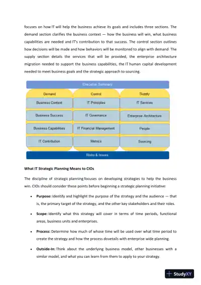 M5 Assignment 2 Required Assignment 2�IT Strategic Planning - Page 4 preview image