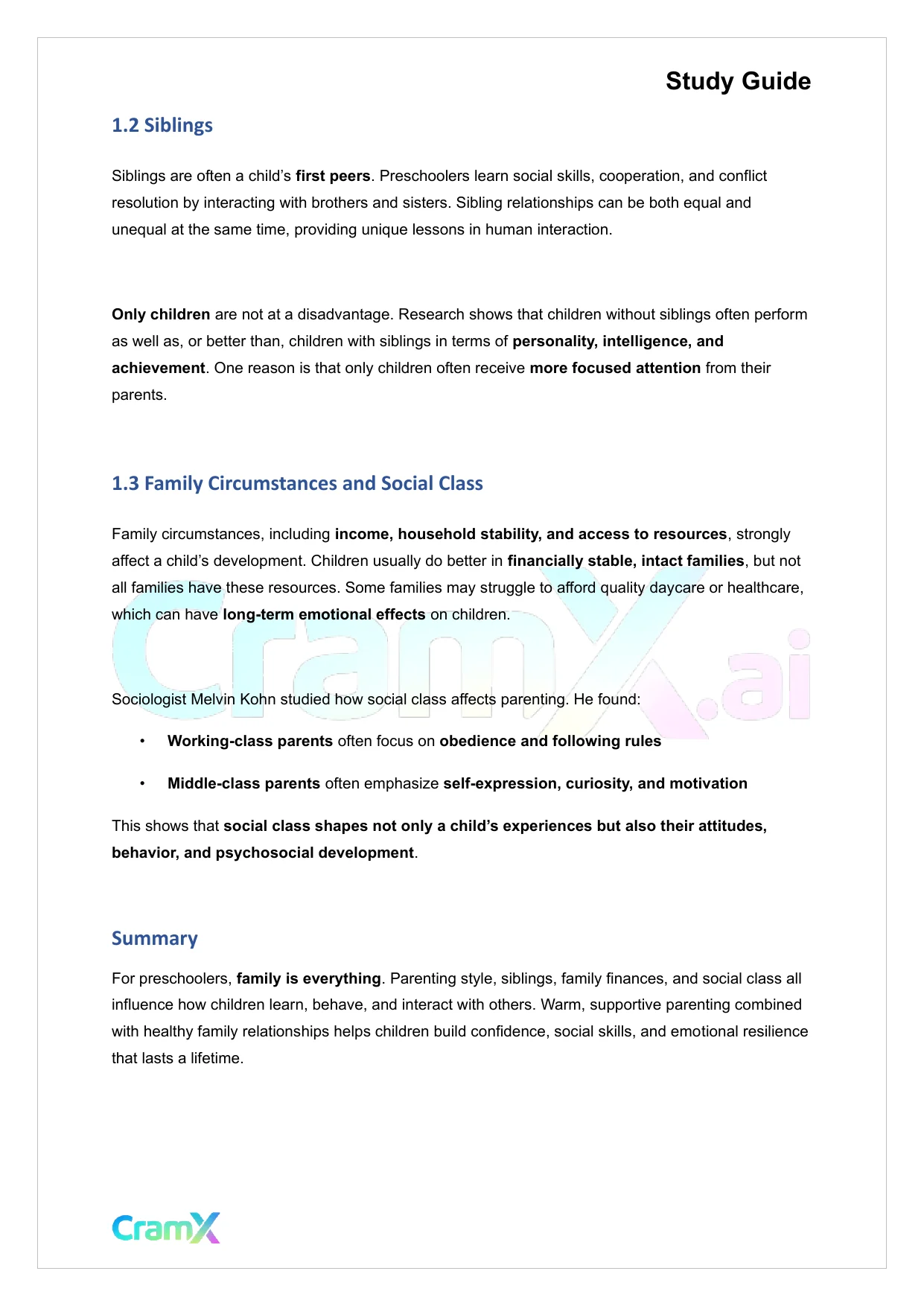 Developmental Psychology - Psychosocial Development Age 2–6 - Page 2 preview image