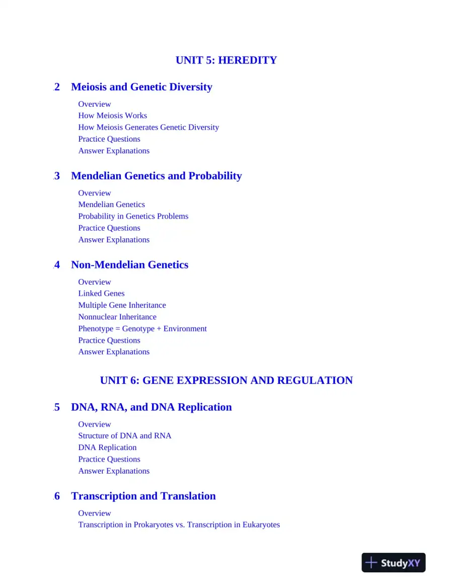 AP Biology Premium, 2025: Prep Book with 6 Practice Tests + Comprehensive Review (2024), page 10