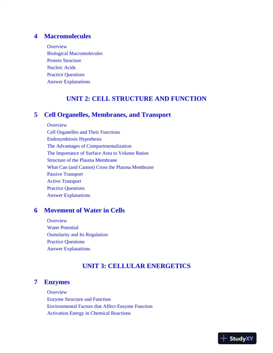 AP Biology Premium, 2025: Prep Book with 6 Practice Tests + Comprehensive Review (2024), page 8