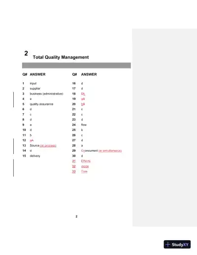 Solution Manual For Quality Technician's Handbook, The, 6th Edition - Page 3 preview image