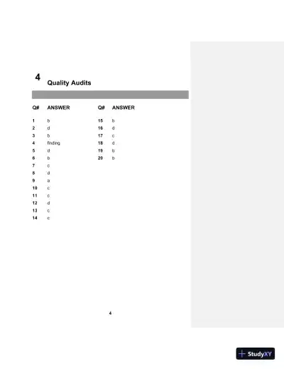 Solution Manual For Quality Technician's Handbook, The, 6th Edition - Page 5 preview image