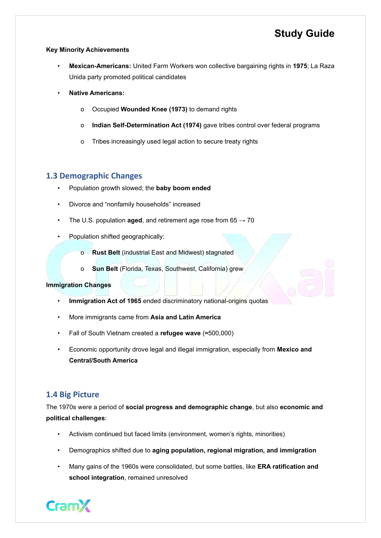 U.S. History II - From Nixon to Carter, 1968–1980 - Page 2 preview image