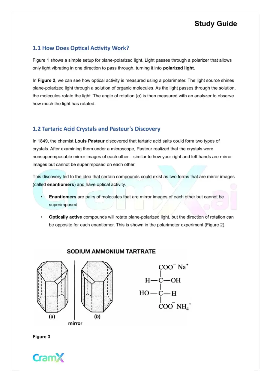 Organic Chemistry I - Stereochemistry, page 2