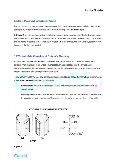 Organic Chemistry I - Stereochemistry - Page 2 preview image