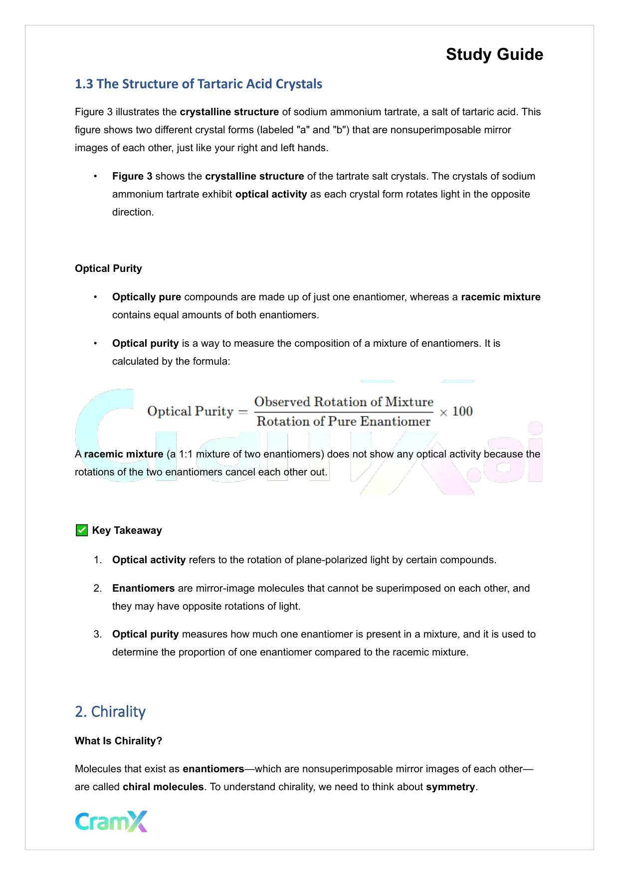 Organic Chemistry I - Stereochemistry - Page 3 preview image