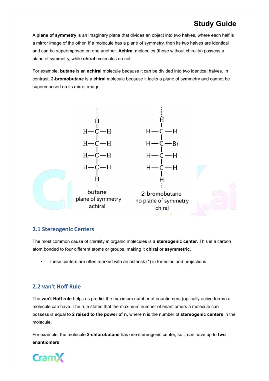 Organic Chemistry I - Stereochemistry, page 4