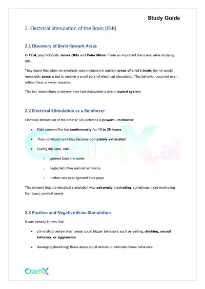 Psychology - Psychology Motivation - Page 4 preview image