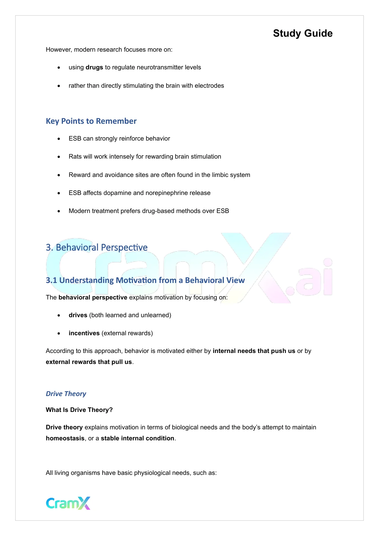 Psychology - Psychology Motivation - Page 6 preview image