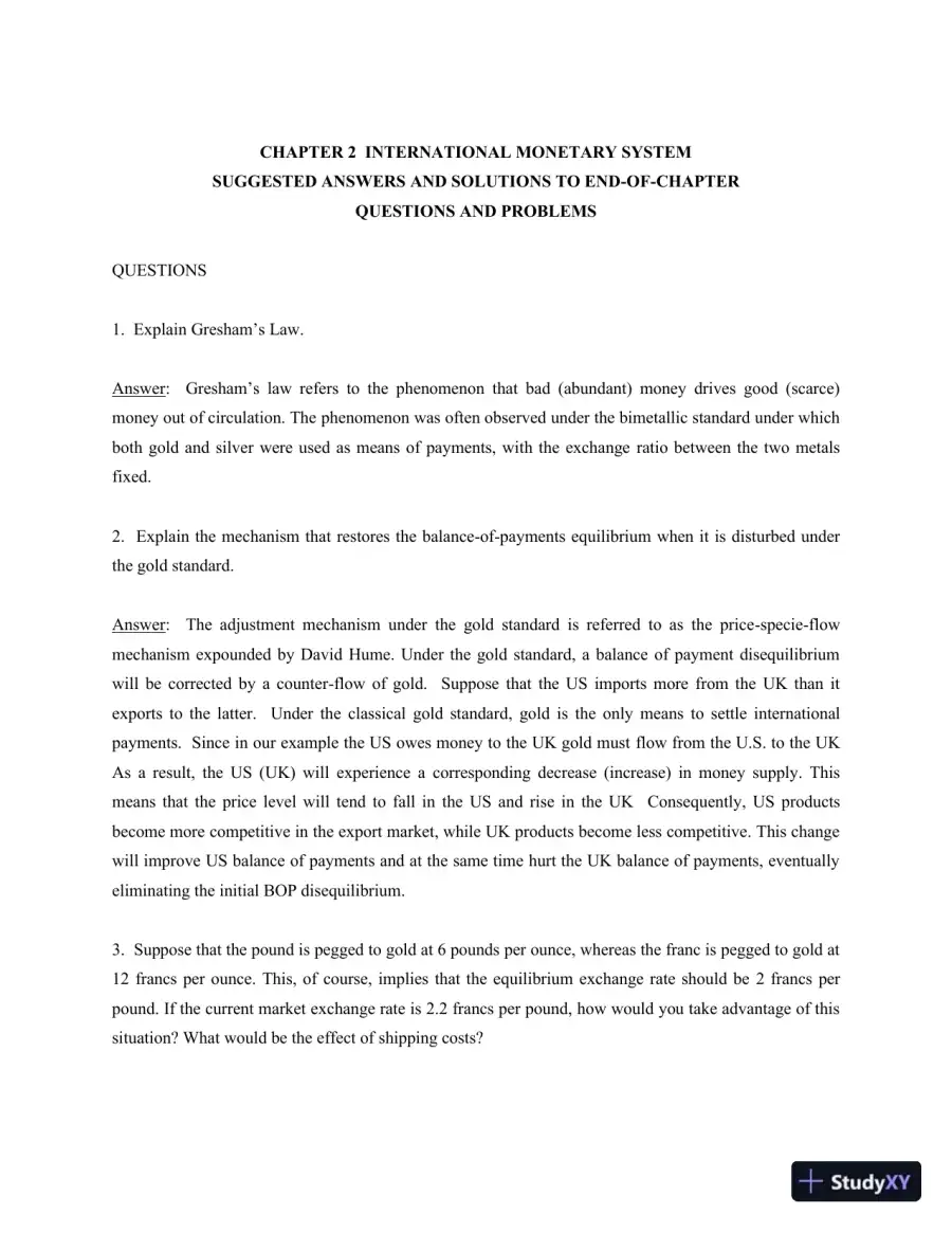 Solution Manual For International Financial Management, 3rd Edition, page 13