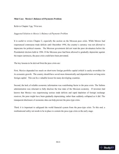 Solution Manual For International Financial Management, 3rd Edition - Page 26 preview image