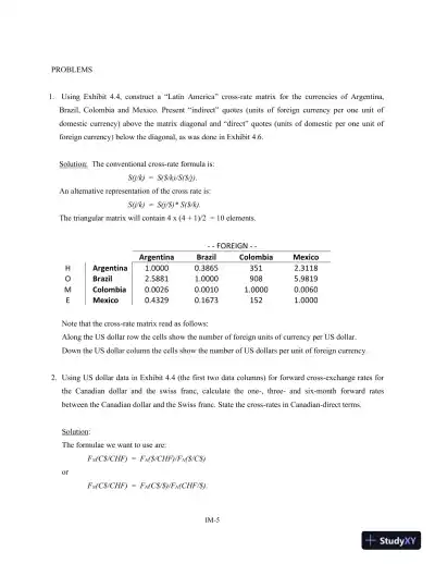 Solution Manual For International Financial Management, 3rd Edition - Page 31 preview image
