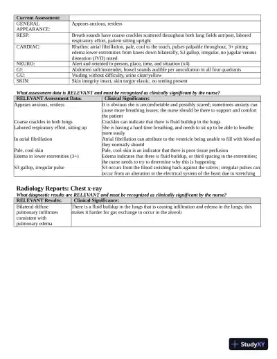 Heart Failure Case Study with Answers (23 Solved Questions) - Page 5 preview image