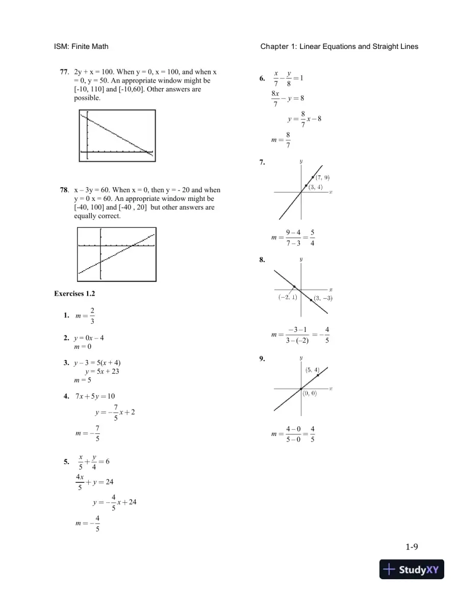 Solution Manual for Finite Mathematics and Its Applications, 12th Edition, page 12