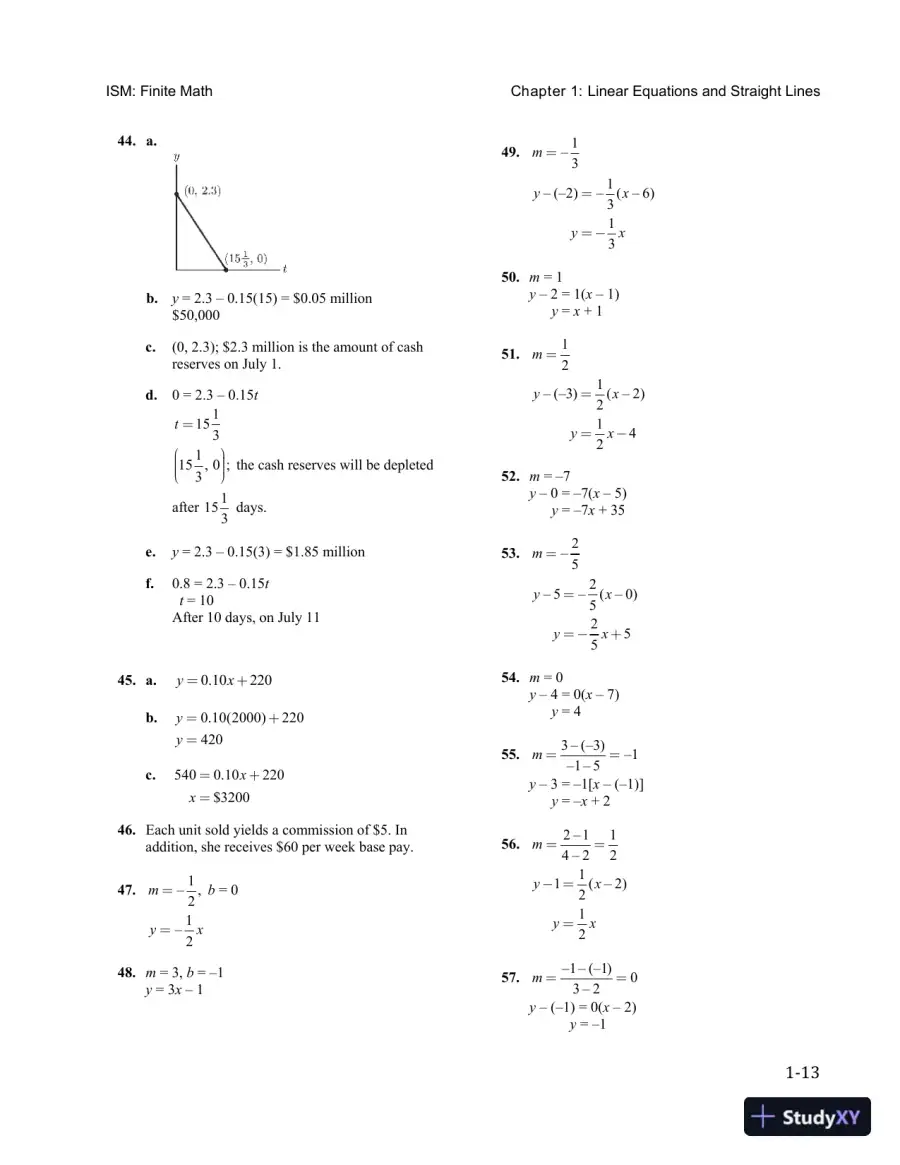 Solution Manual for Finite Mathematics and Its Applications, 12th Edition, page 16