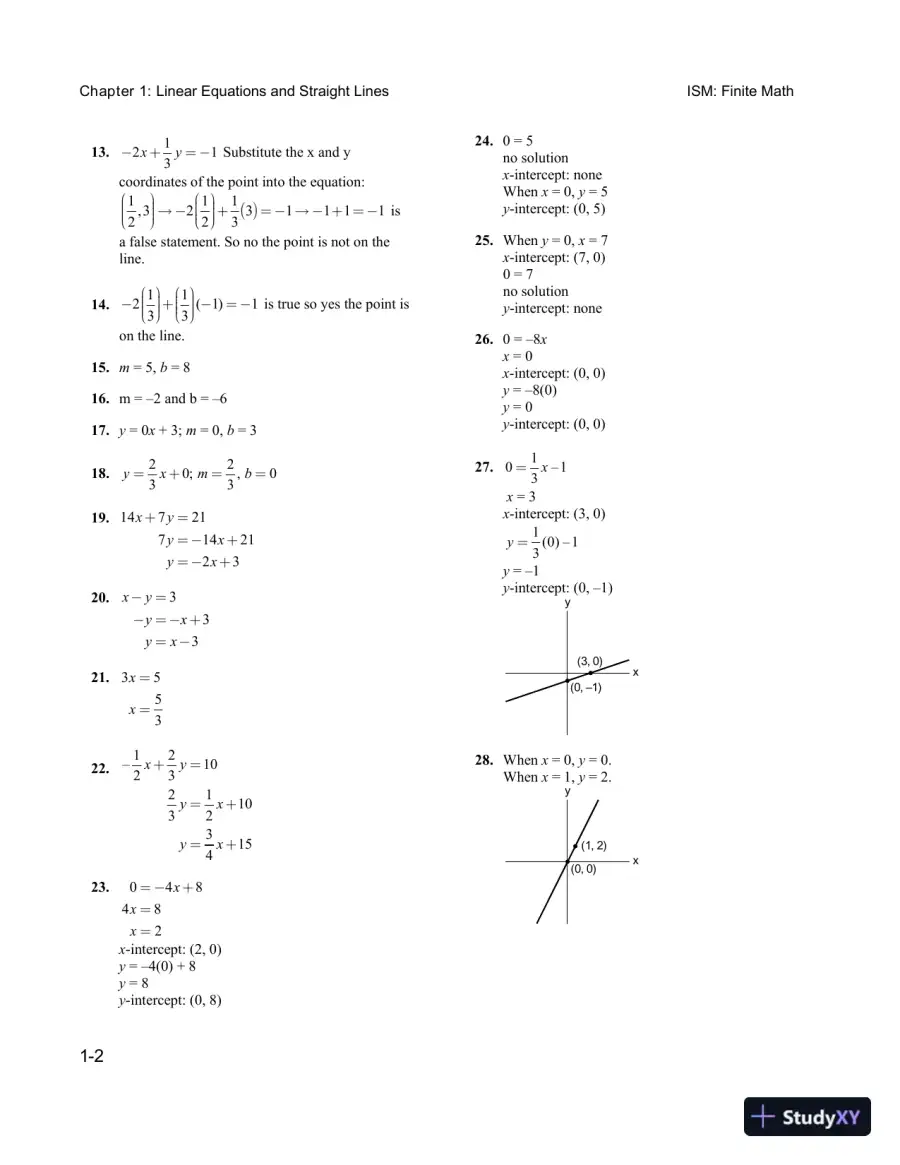 Solution Manual for Finite Mathematics and Its Applications, 12th Edition, page 5
