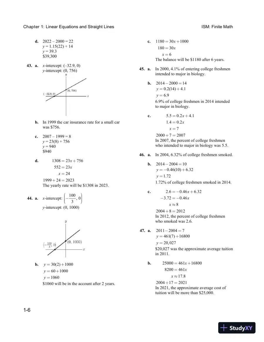 Solution Manual for Finite Mathematics and Its Applications, 12th Edition, page 9