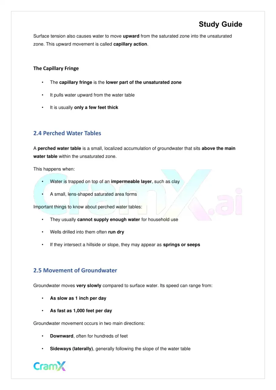 Geology - Groundwater, page 3
