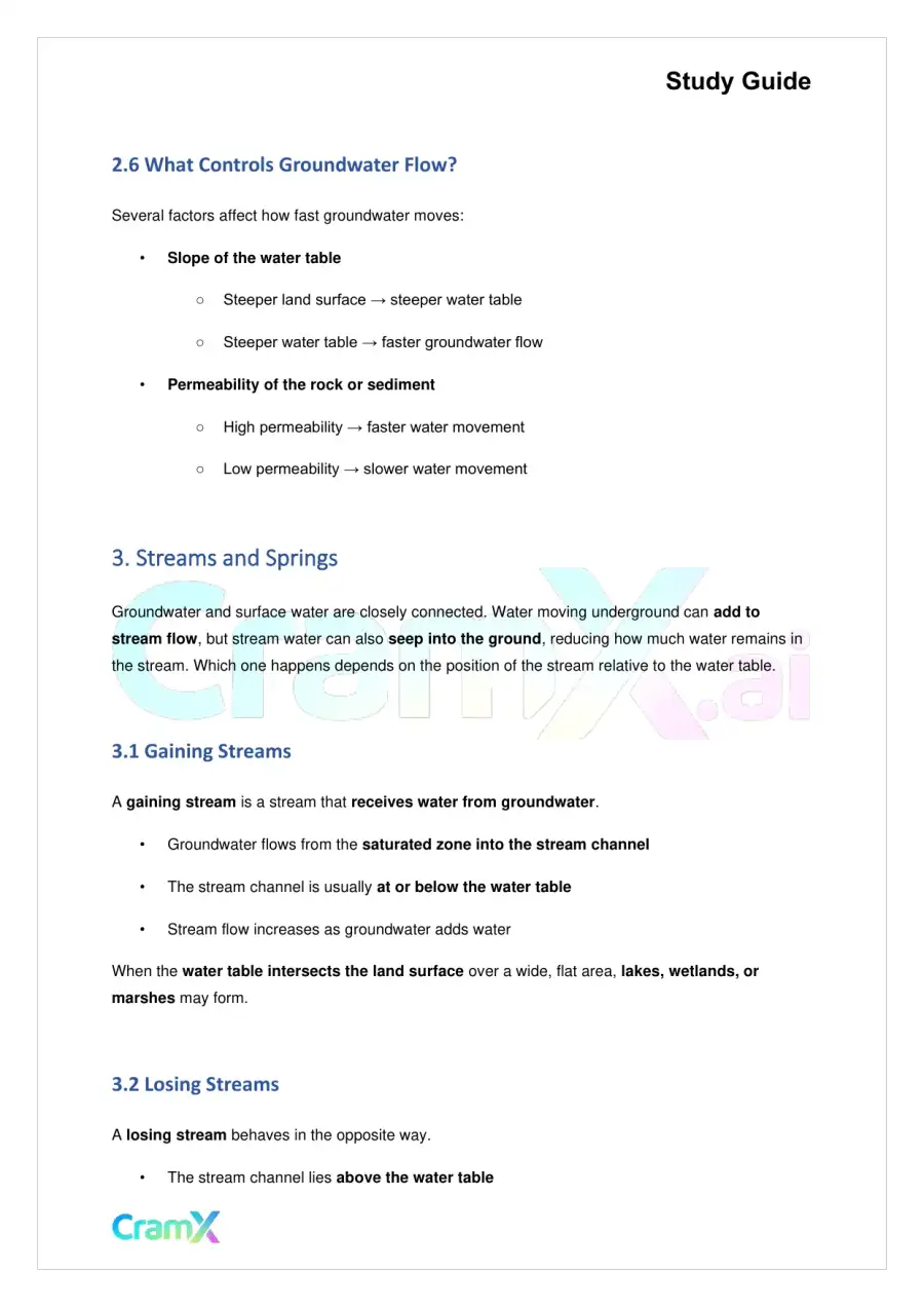 Geology - Groundwater, page 4