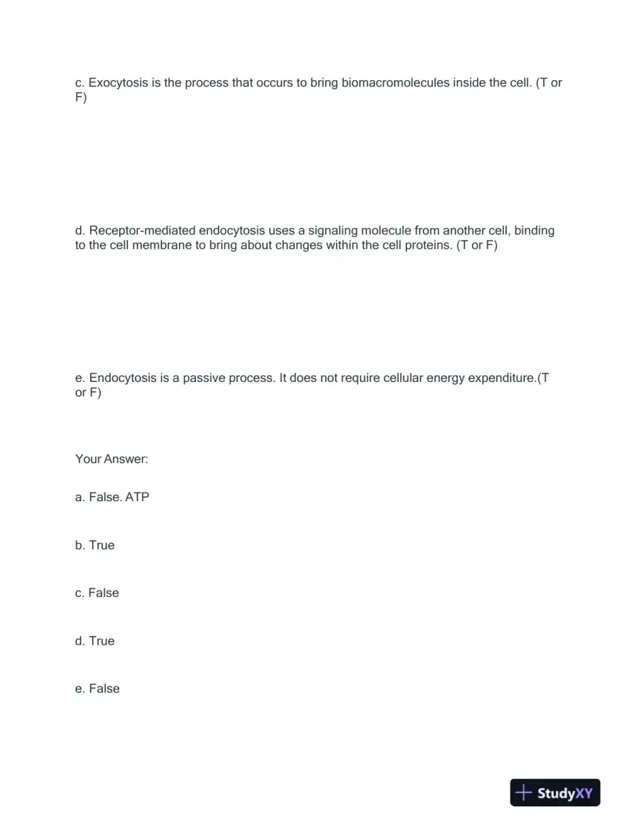 2022-2023 BIOD210 Biology Final Exam With Answers (23 Solved Questions), page 4