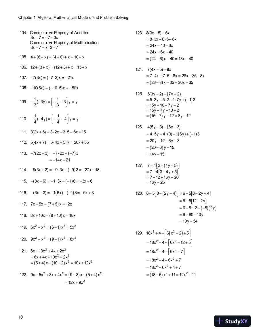 Solution Manual for Intermediate Algebra for College Students, 7th Edition, page 13