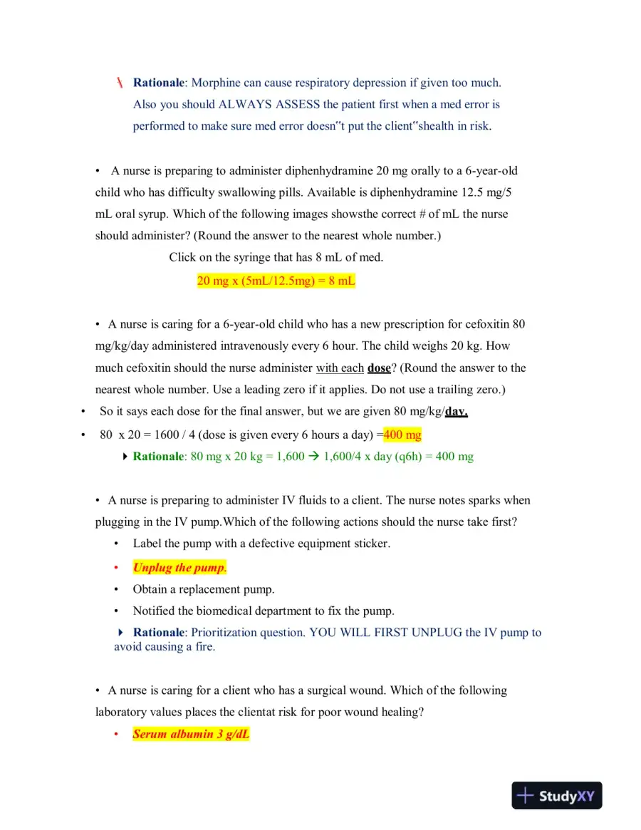 2019 ATI Mental Health Proctored Exam with Answers (70 Solved Questions), page 3