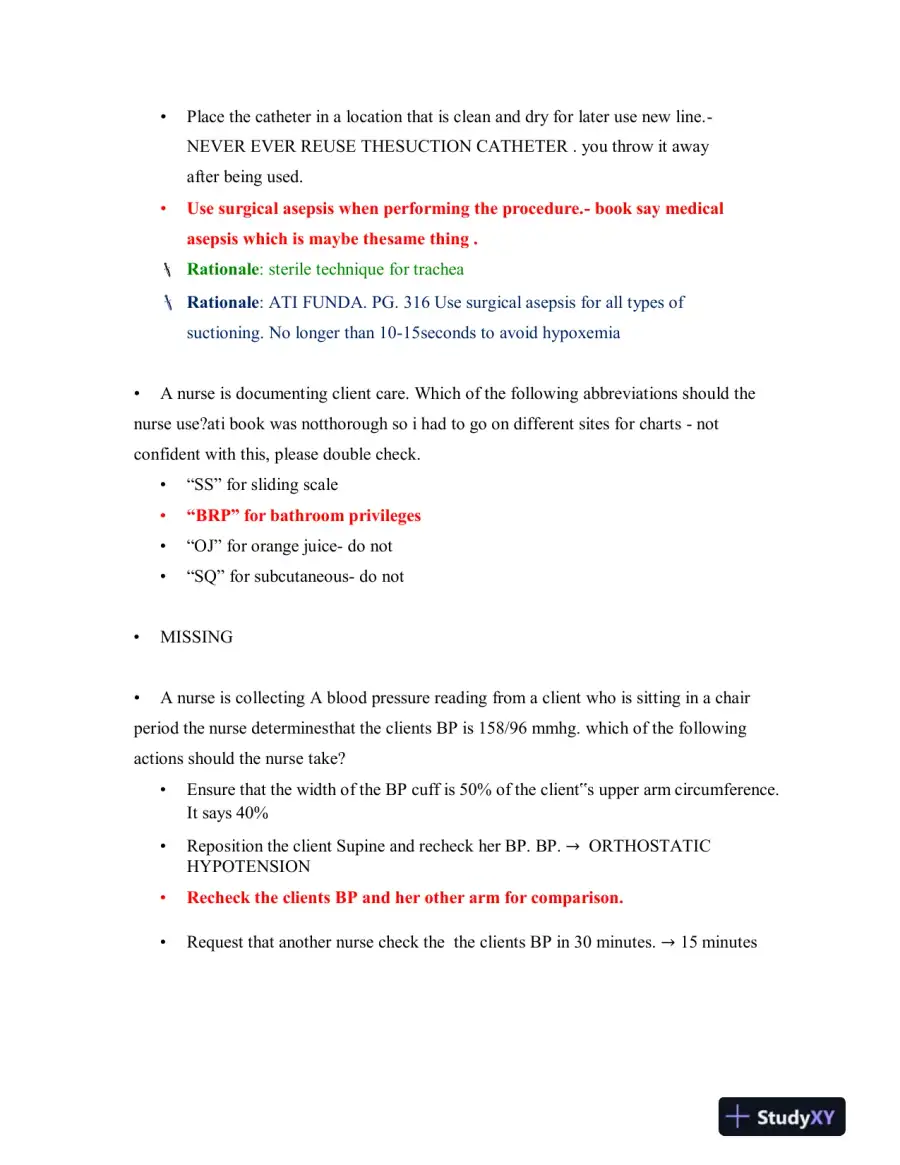 2019 ATI Mental Health Proctored Exam with Answers (70 Solved Questions), page 5