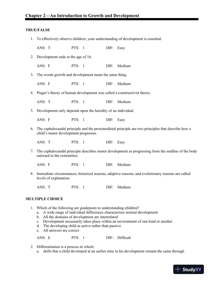 Seeing Young Children: A Guide to Observing and Recording Behavior 6th Edition Test Bank, page 5