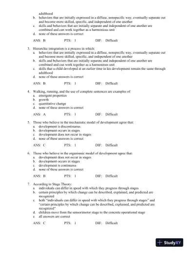 Seeing Young Children: A Guide to Observing and Recording Behavior 6th Edition Test Bank - Page 6 preview image