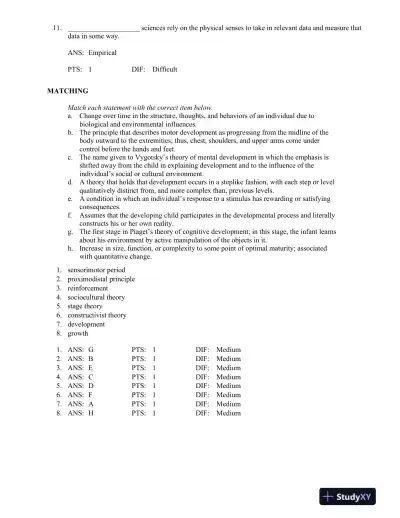 Seeing Young Children: A Guide to Observing and Recording Behavior 6th Edition Test Bank - Page 9 preview image