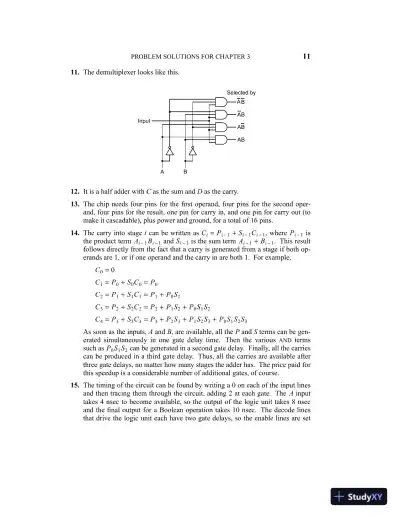Solution Manual For Structured Computer Organization, 6th Edition - Page 11 preview image
