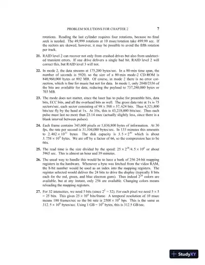 Solution Manual For Structured Computer Organization, 6th Edition - Page 7 preview image