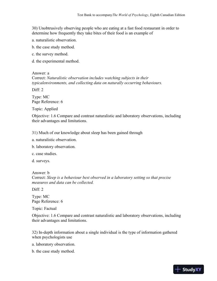 The World of Psychology, Eighth Canadian Edition Test Bank, page 15