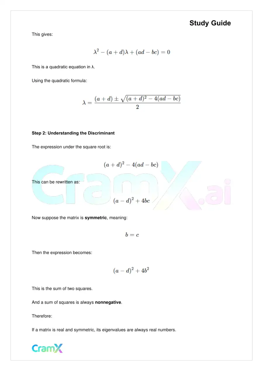 Linear Algebra – Eigenvalues and Eigenvectors, page 10