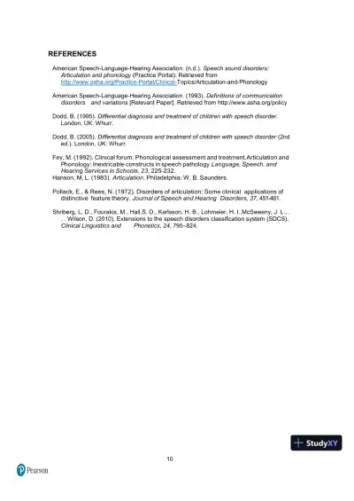 Test Bank for Articulation and Phonology in Speech Sound Disorders: A Clinical Focus, 6th Edition - Page 15 preview image
