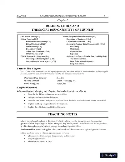 Smith And Roberson's Business Law, 17th Edition Solution Manual - Page 10 preview image