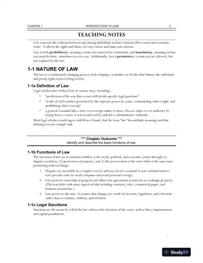 Smith And Roberson's Business Law, 17th Edition Solution Manual - Page 4 preview image