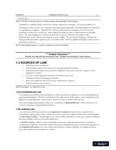 Smith And Roberson's Business Law, 17th Edition Solution Manual - Page 6 preview image