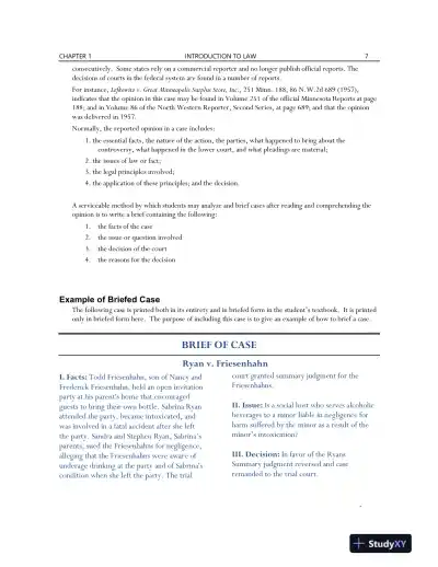 Smith And Roberson's Business Law, 17th Edition Solution Manual - Page 8 preview image