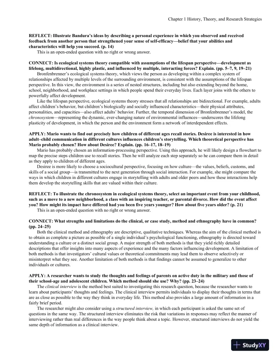 Exploring Lifespan Development, 4th Edition Class Notes, page 12