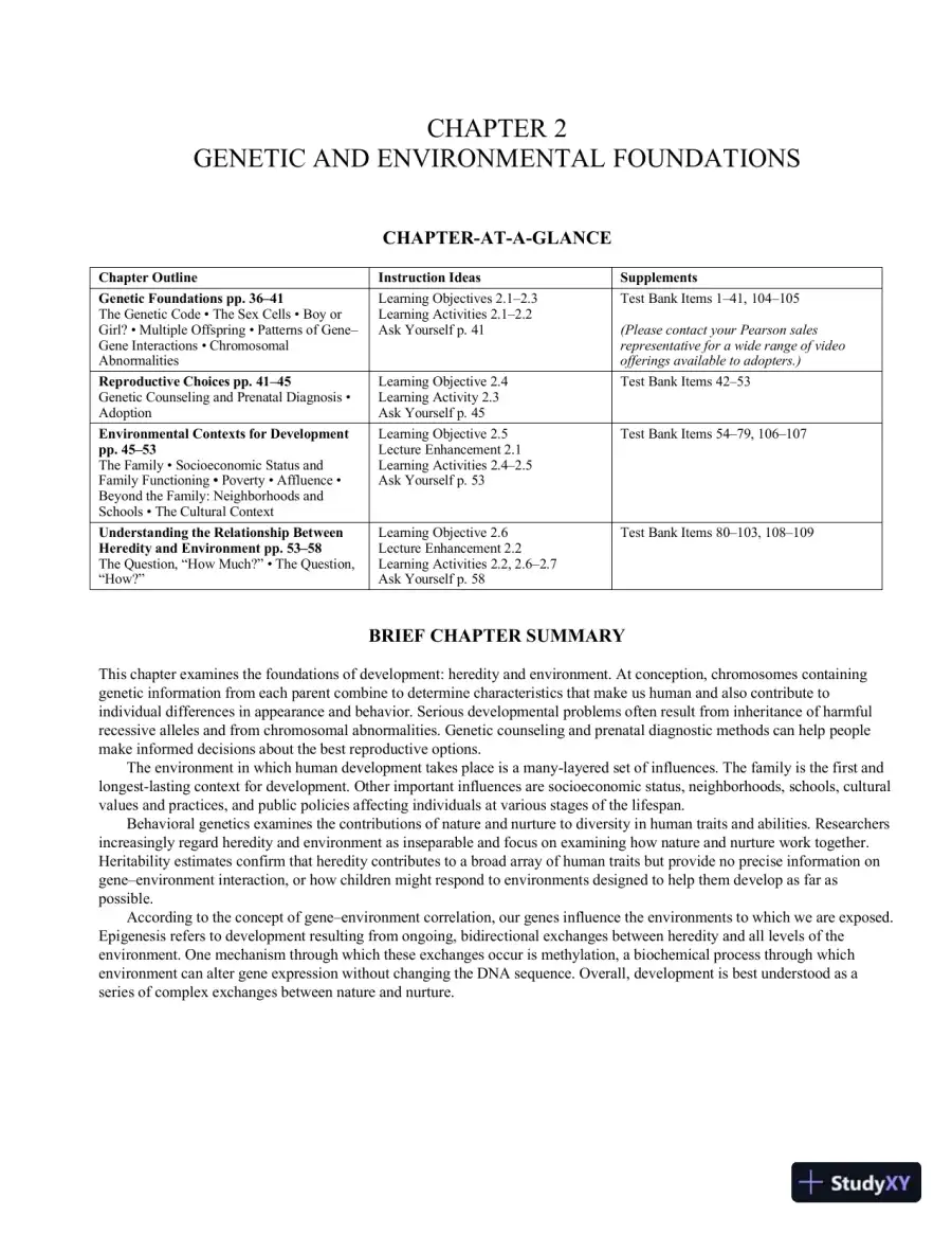 Exploring Lifespan Development, 4th Edition Class Notes, page 15