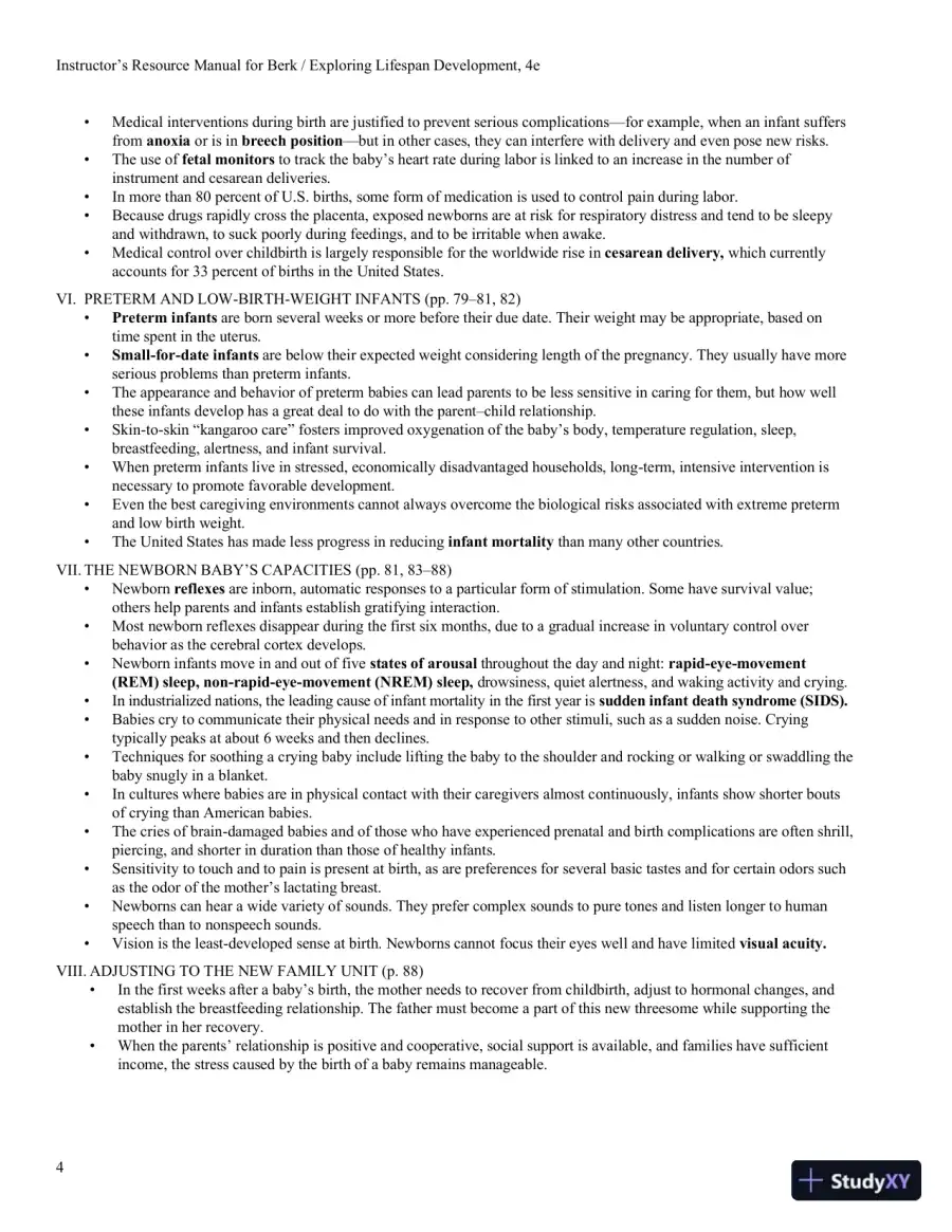 Exploring Lifespan Development, 4th Edition Class Notes, page 30