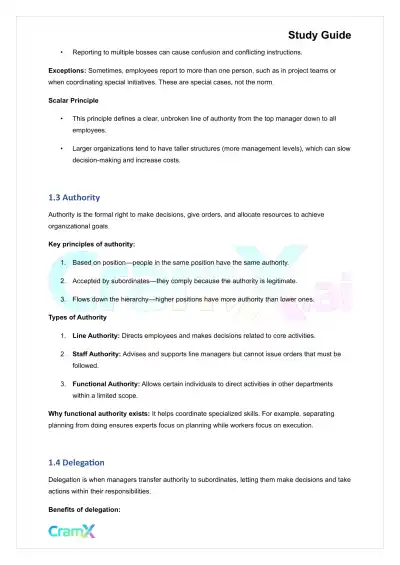 Principles of Management - Creating Organizational Structure - Page 2 preview image