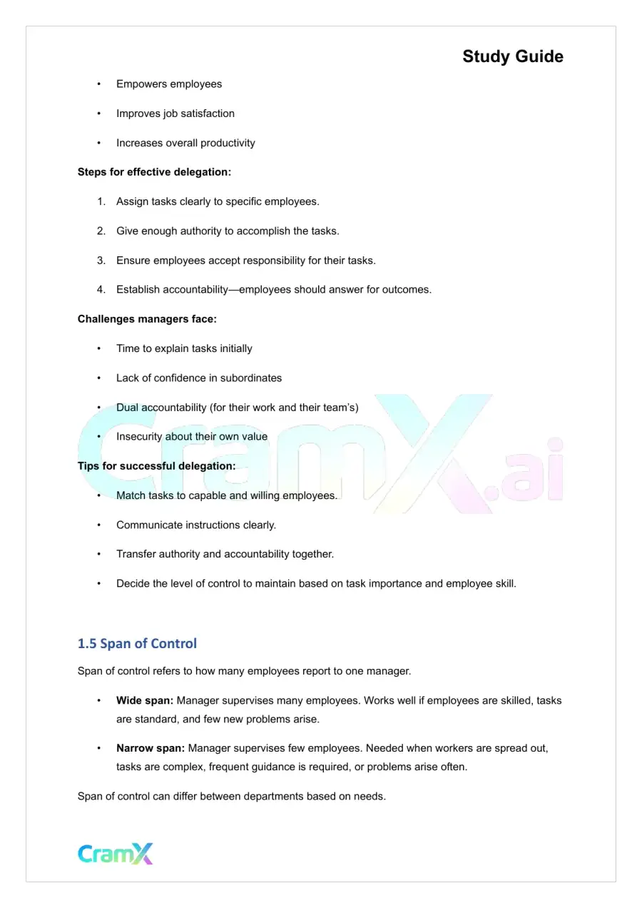 Principles of Management - Creating Organizational Structure, page 3