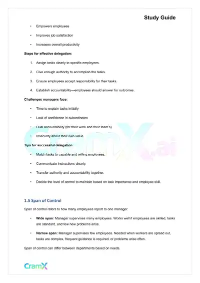 Principles of Management - Creating Organizational Structure - Page 3 preview image