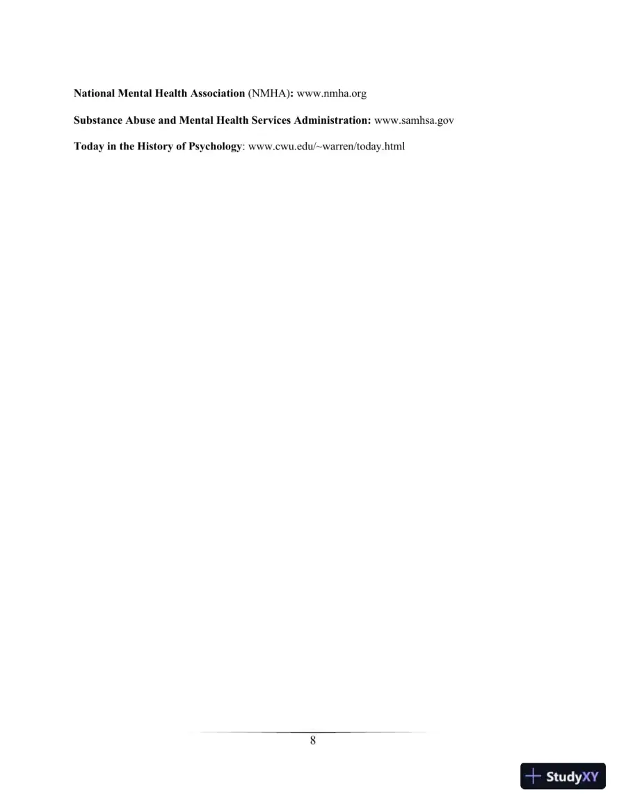 Lecture Notes for Abnormal Child and Adolescent Psychology, 8th Edition, page 11